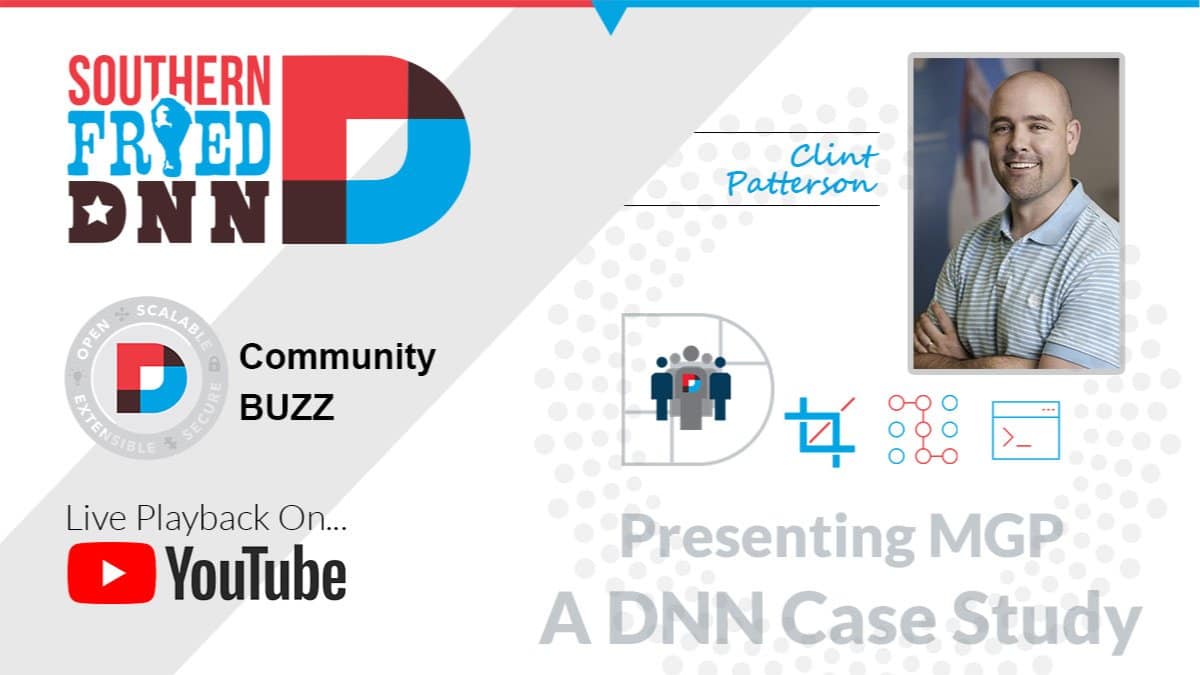 Hybrid Meetup: Clint Patterson Presenting MGP – A DNN Case Study
